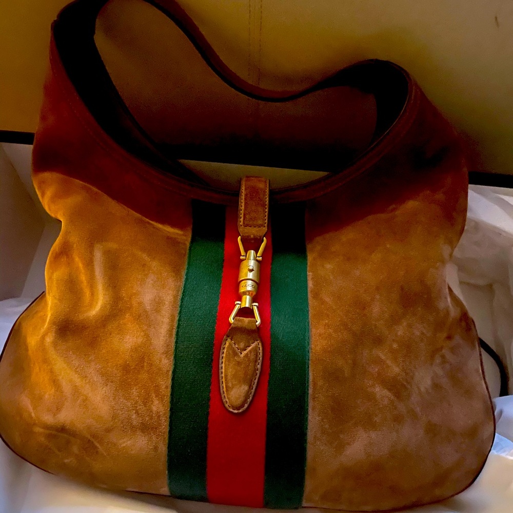 🔥🔥Gucci Borsa Soft Suede Jackie Bag - Picture 3 of 11